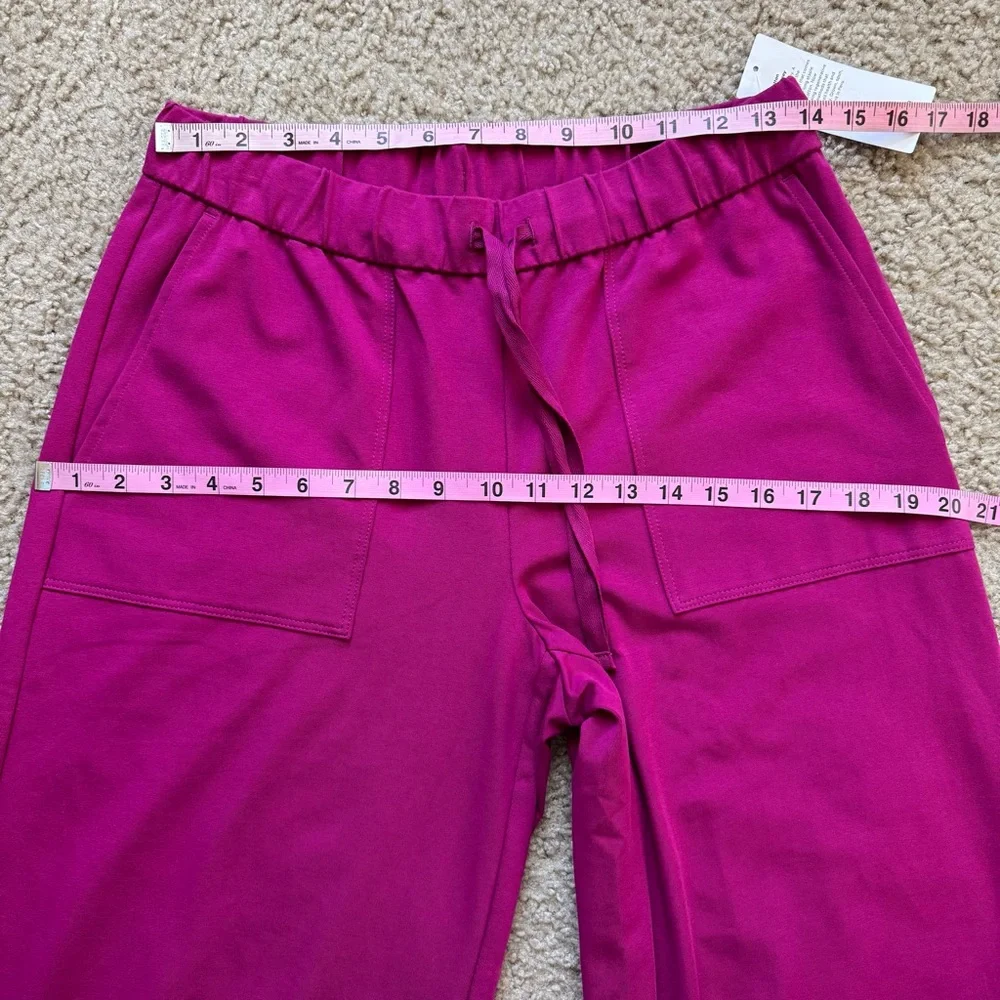 Eileen Fisher Sangria Wide Leg Cropped Pants XS Casual Comfort NWT - Picture 6 of 11